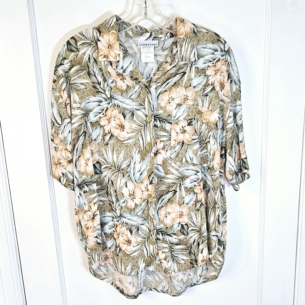 Floral Button Down Top